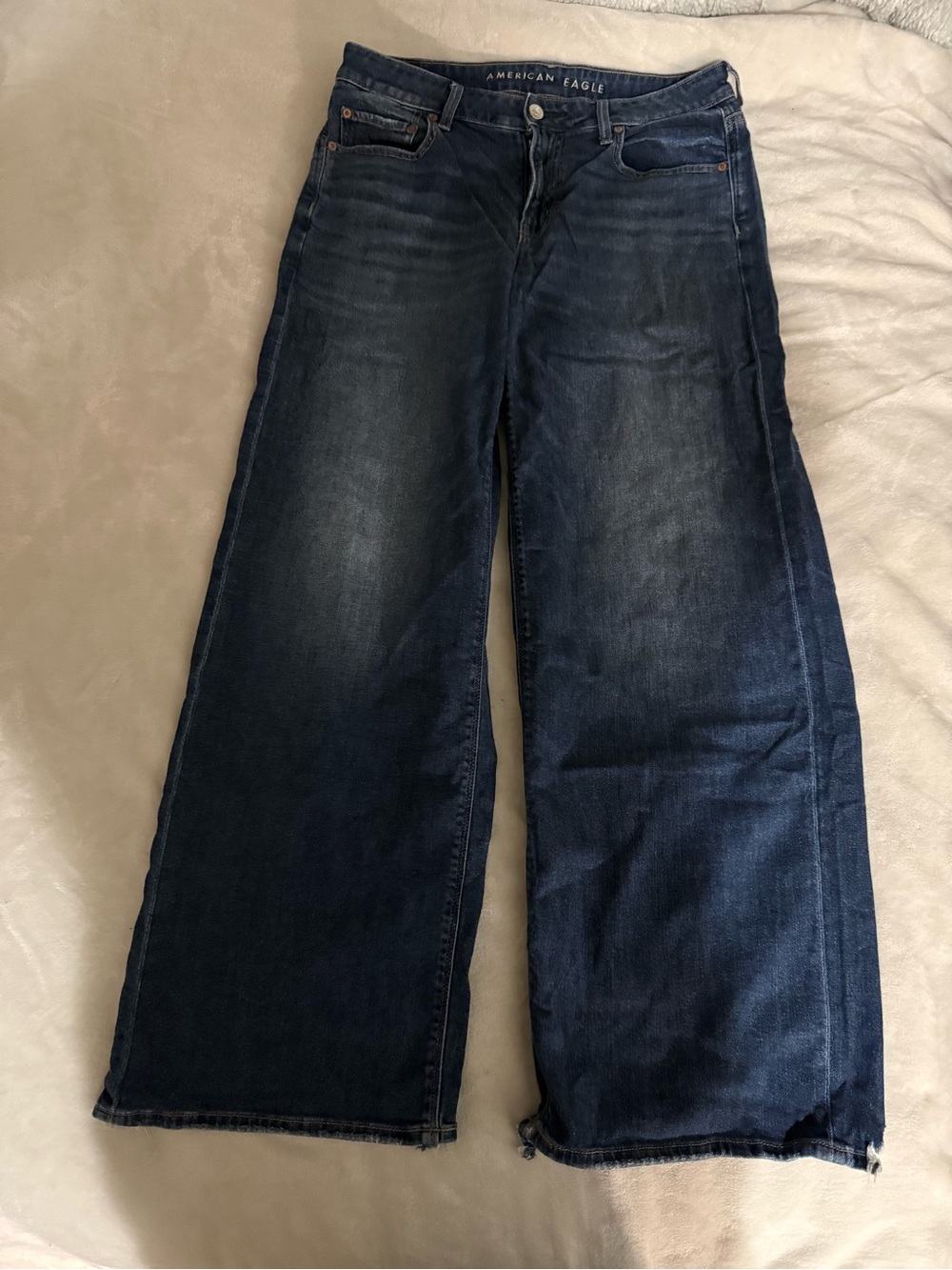 American Eagle Outfitters Men’s Dark Blue Bootcut Jeans